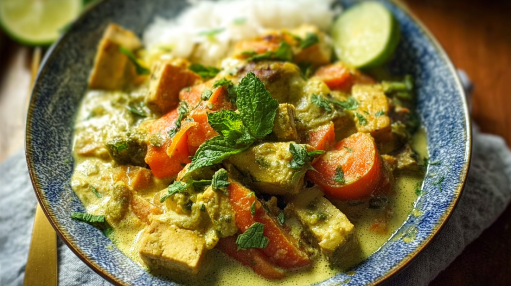 Thai-inspired Tofu Green Curry