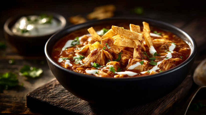 slow cooker chicken enchilada soup