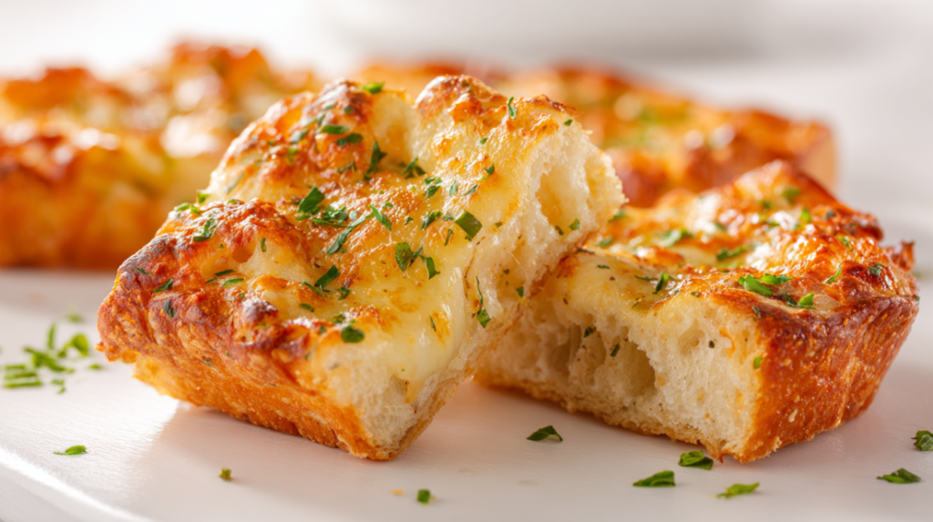 Air Fryer Cheesy Tortilla Garlic Bread
