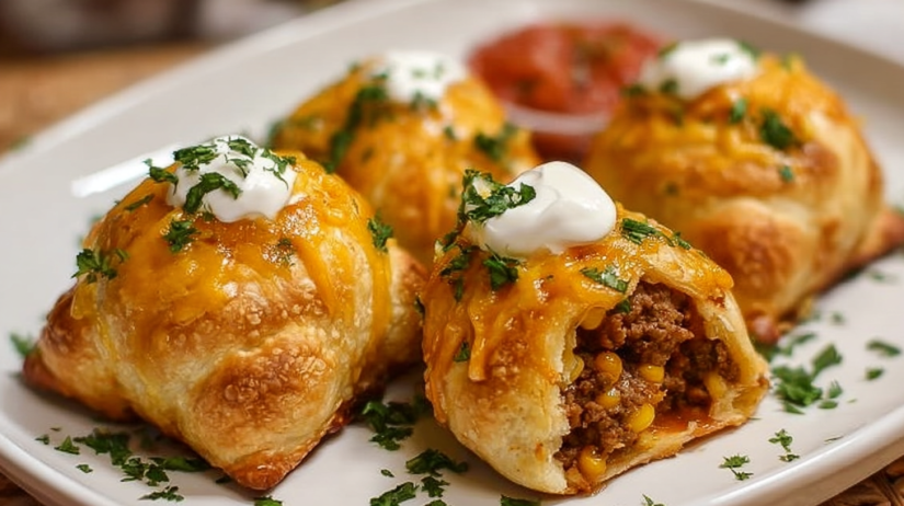 Air Fryer Taco Bombs