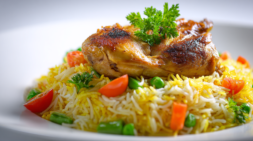 Arabic Chicken and Rice Kabsa
