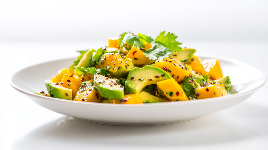 Avocado Mango Salad with Zesty Lime Dressing: A Refreshing Delight
