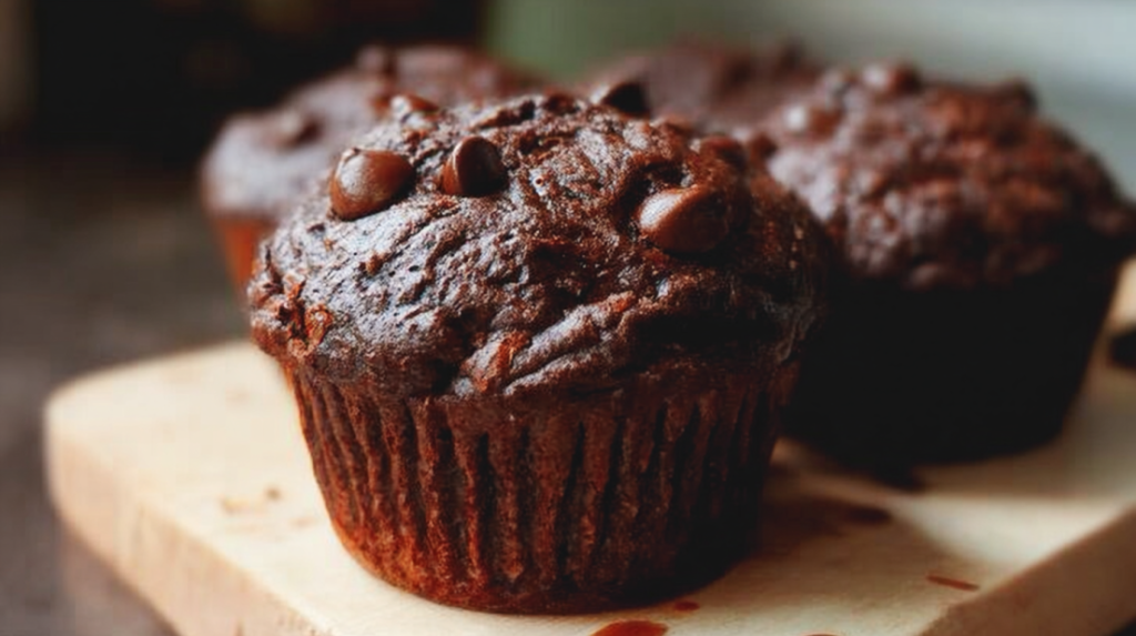 Chocolate Spinach Muffins
