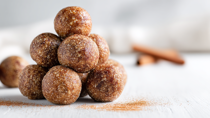 Cinnamon Roll Protein Balls