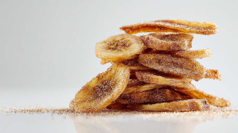 Cinnamon Sugar Banana Chips
