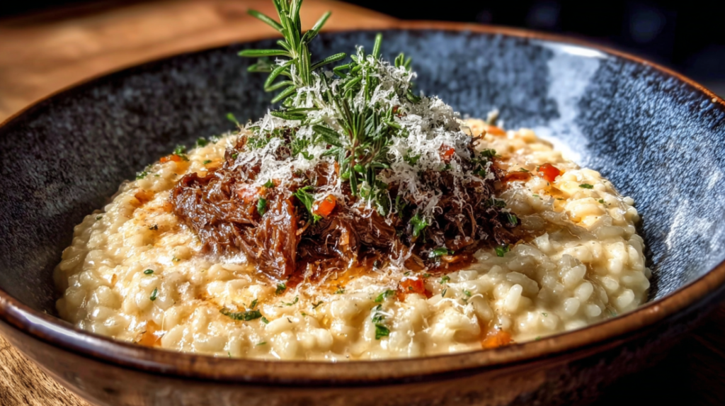 Creamy Slow Braised Pot Parmesan Risotto