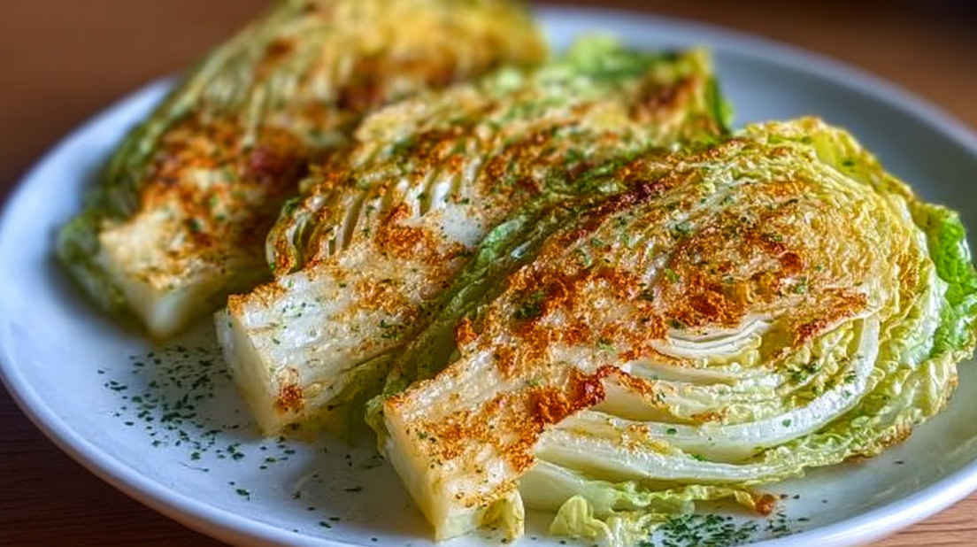 Crispy Air Fryer Cabbage Wedges