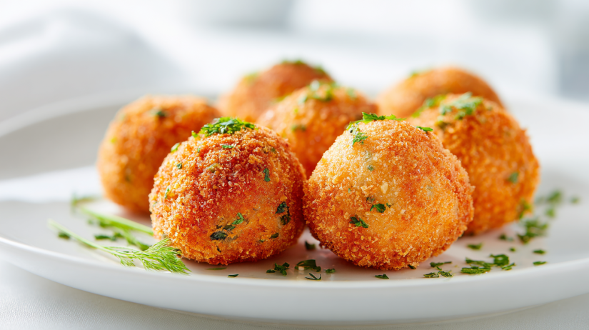 Crispy Pan Fried Salmon Croquettes