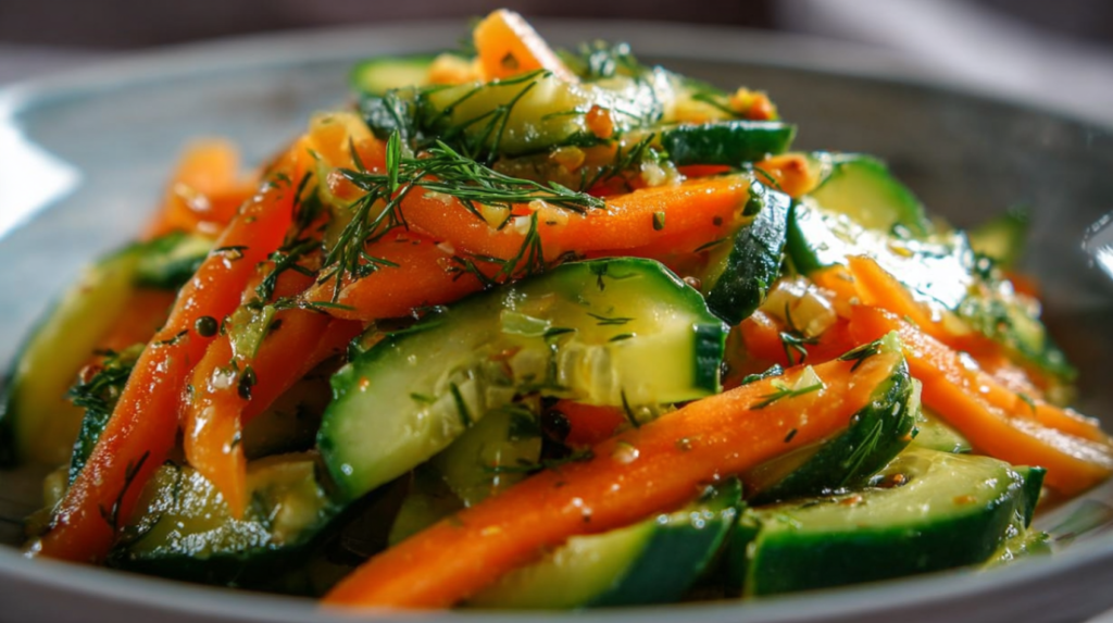 Cucumber Carrot Salad