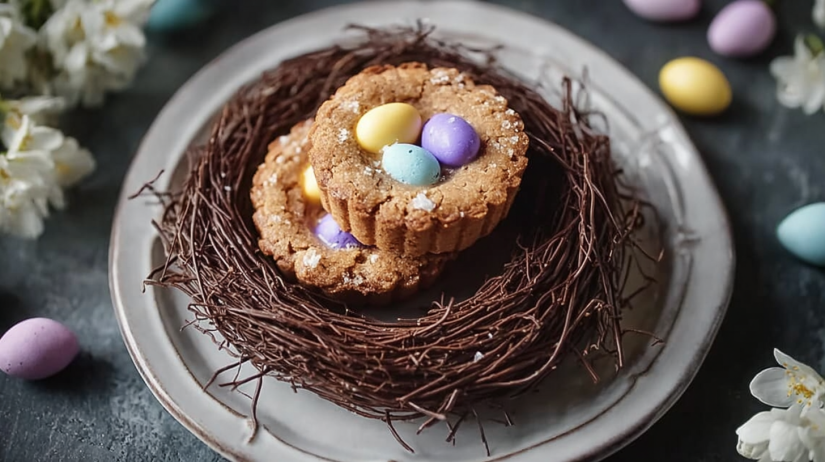 Easter Birds Nest Cookies