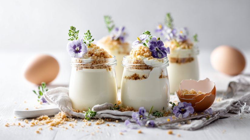Easter Egg Cheesecake Jars