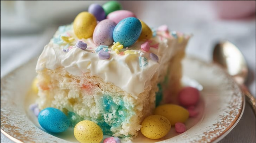 Easter Poke Cake 