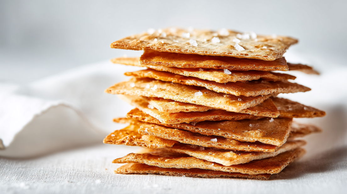 Homemade Sourdough Crackers