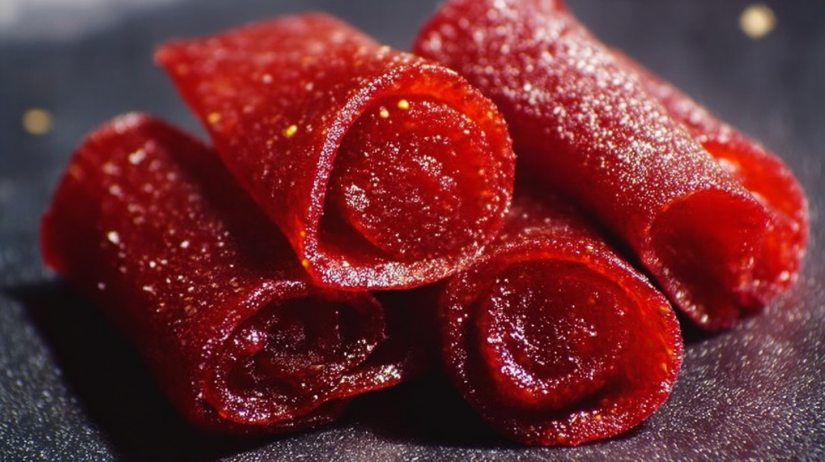 Homemade Strawberry Fruit Snacks