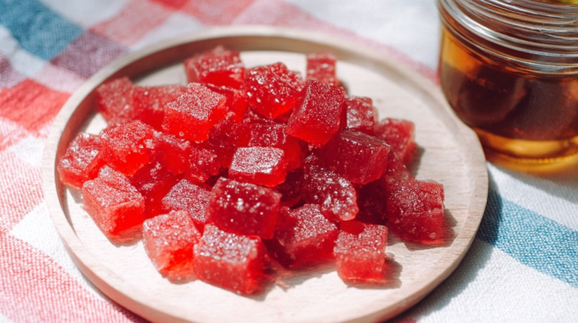 Homemade Strawberry Gummies