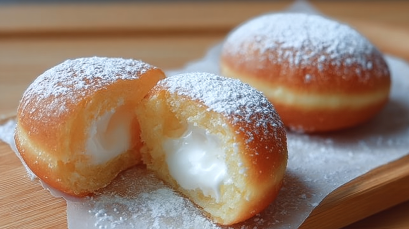 Korean Milk Cream Donut