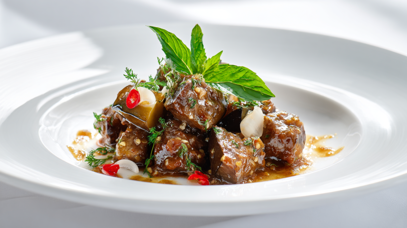 Lebanese Lamb Stew With Eggplant