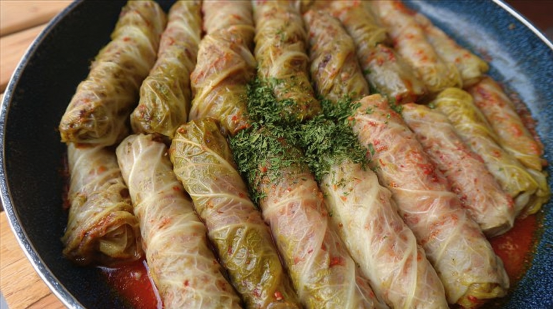 Malfouf Mahshi (Lebanese Stuffed Cabbage Rolls) by Zaatar and Zaytoun