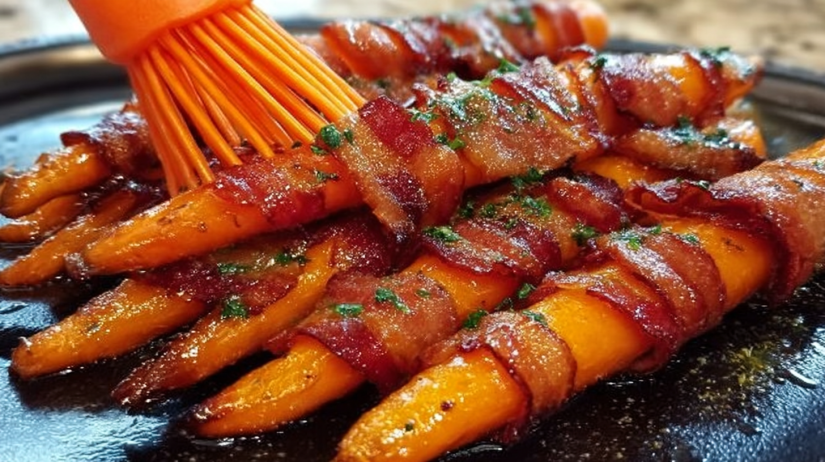 Maple Bacon Carrots