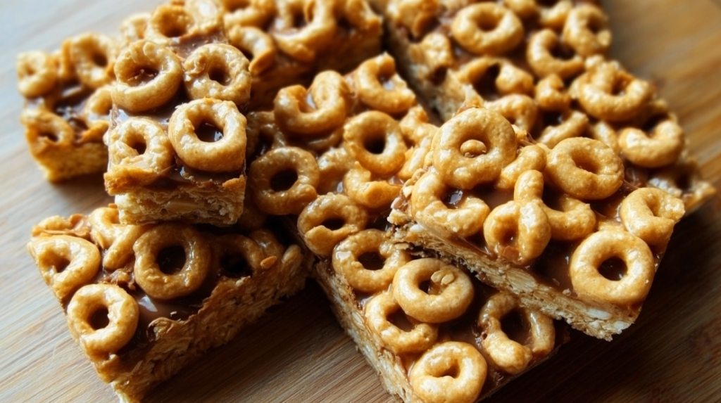 Peanut Butter and Cheerio Bars