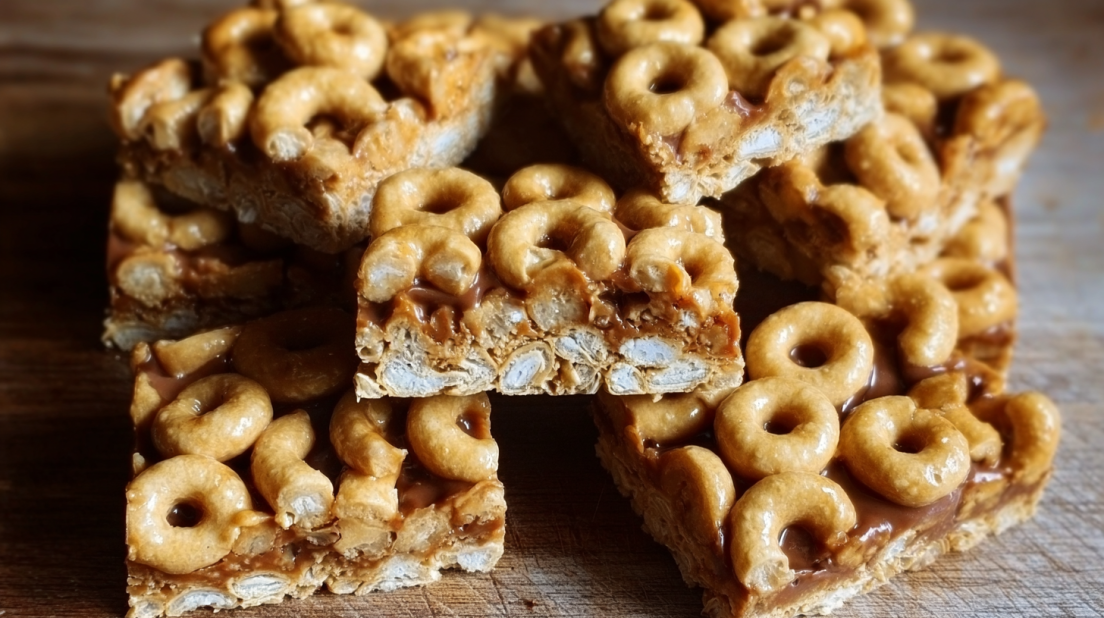 Peanut Butter and Cheerio Bars