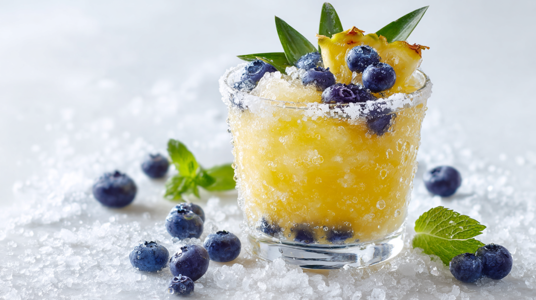 Pineapple Blueberry Margarita