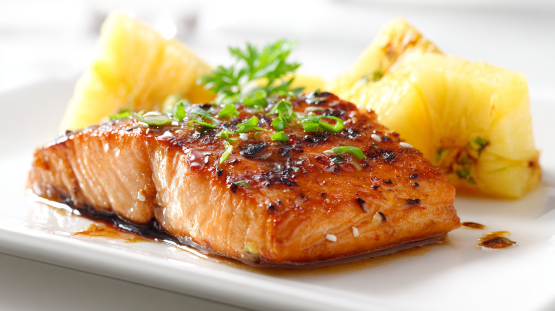 Pineapple Glazed Salmon