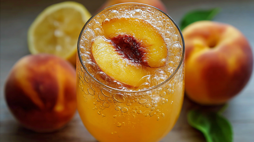 Refreshing Peach Lemonade