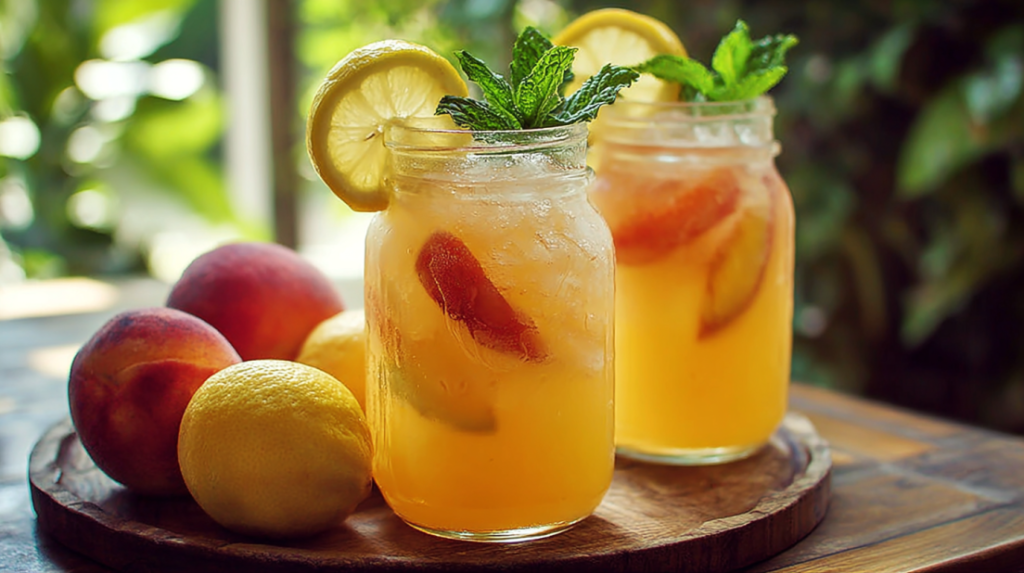 Refreshing Peach Lemonade