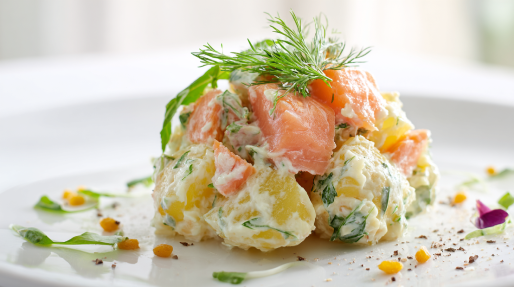 Smoked Salmon Potato Salad