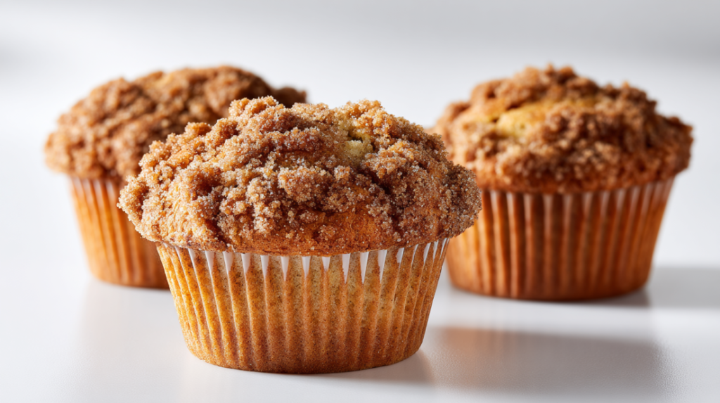Sourdough Coffee Cake Muffins