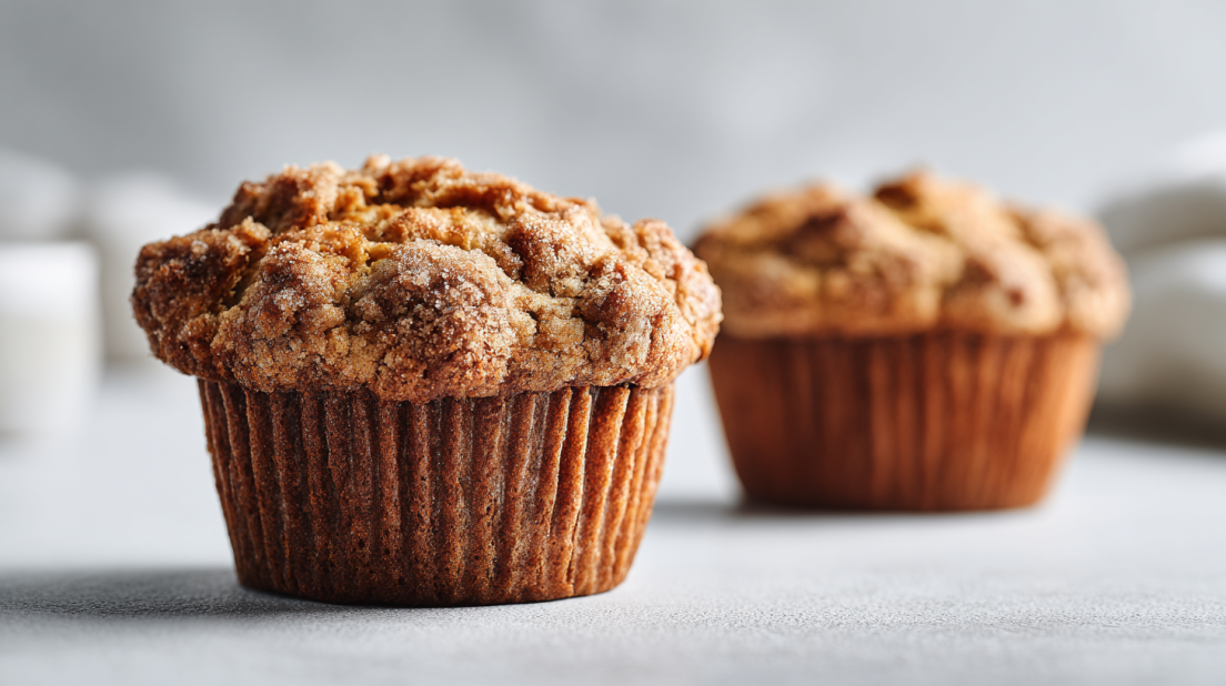 Sourdough Coffee Cake Muffins