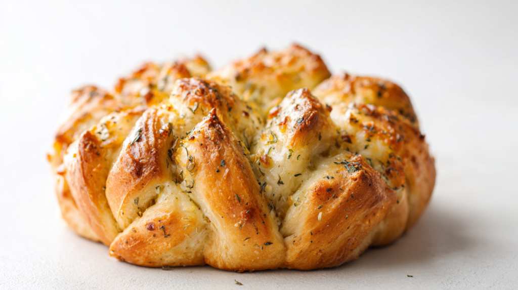 Sourdough Discard Garlic Pull Apart Bread