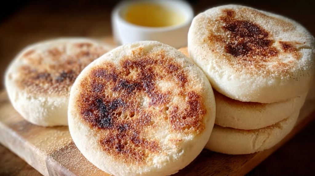 Sourdough English Muffins
