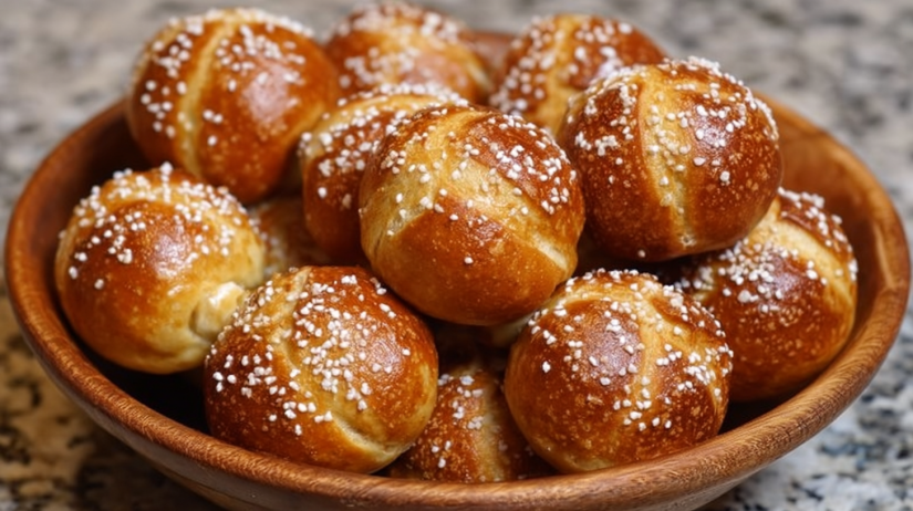 Sourdough Pretzel Bites