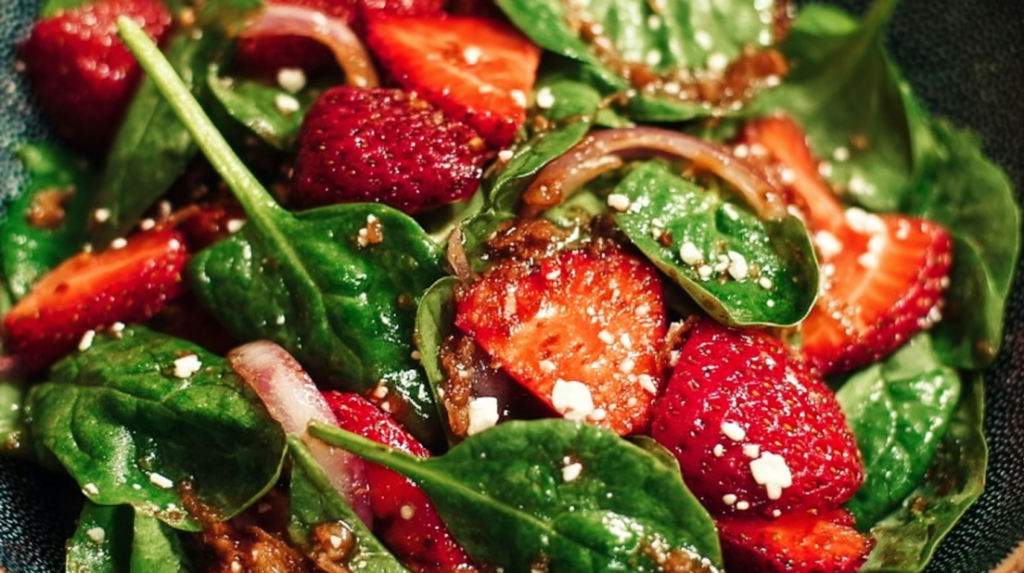 Strawberry Spinach Salad
