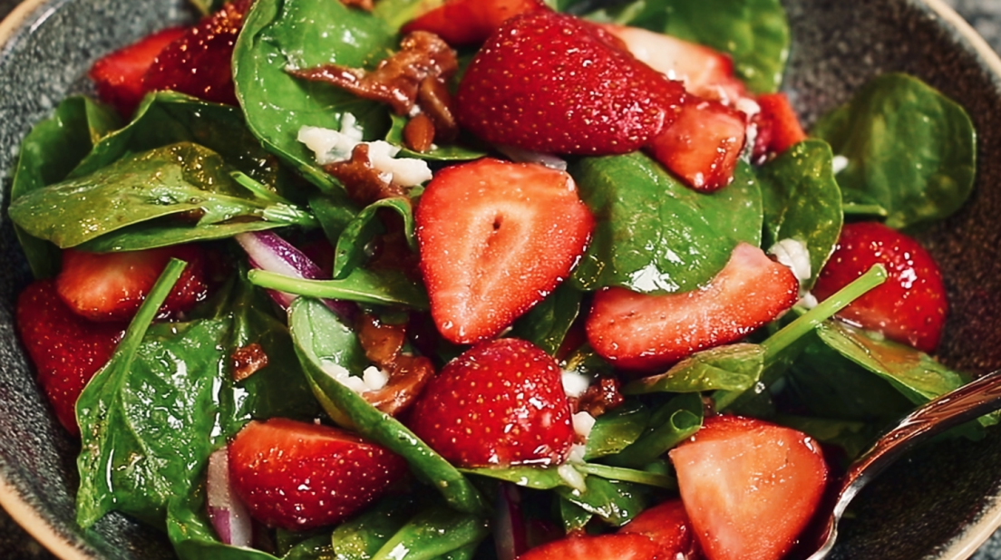 Strawberry Spinach Salad That Your Family Will Love!