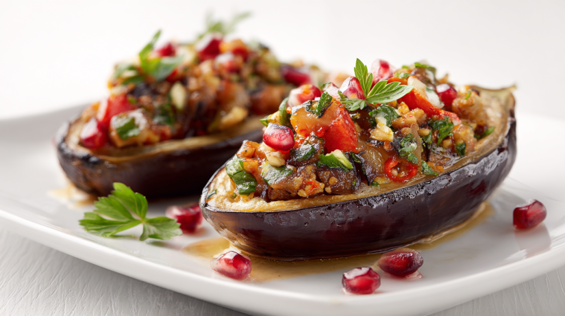 Turkish Stuffed Eggplant