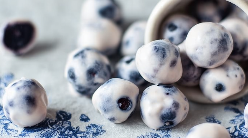 Yogurt Covered Blueberries