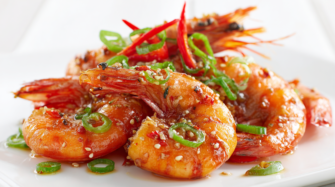 Asian Chilli Garlic Prawns