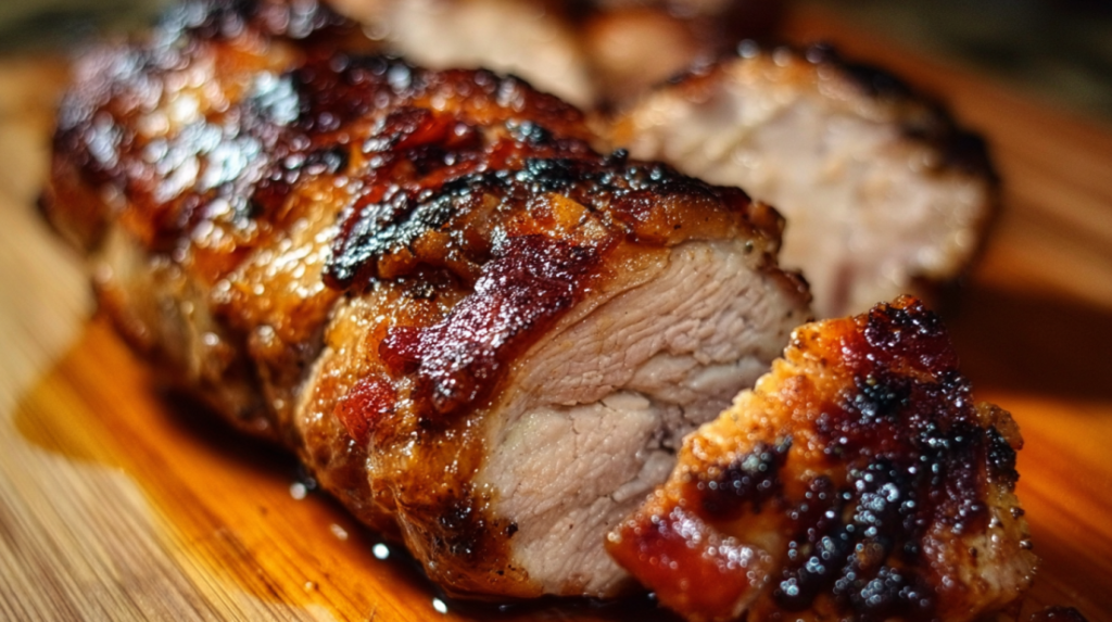 Bacon Brown Sugar Pork Tenderloin
