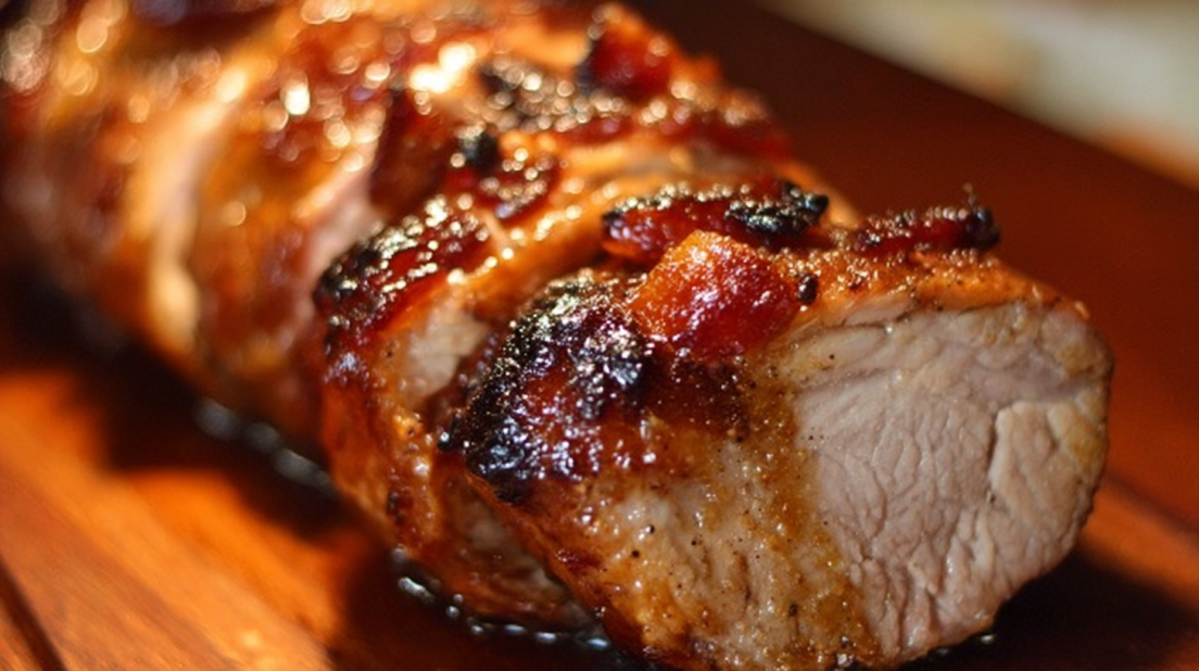 Bacon Brown Sugar Pork Tenderloin
