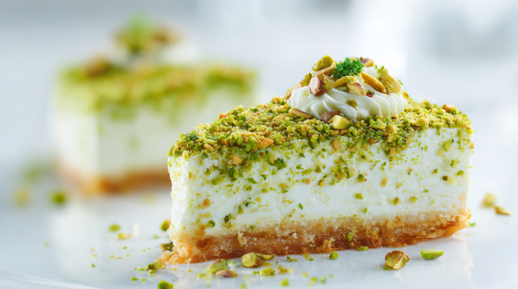 Baklava Pistachio Cheesecake