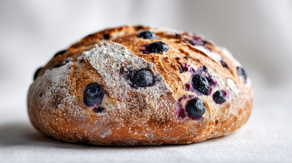 Blueberry Lemon Cream Cheese Sourdough Loaf