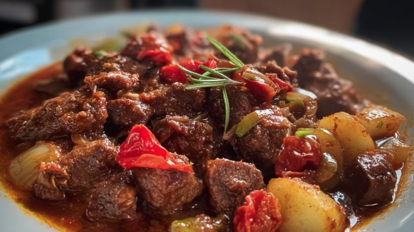 Braised Beef with Mediterranean Spices