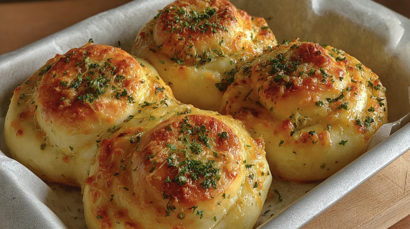 Buttery Cheese Garlic Rolls