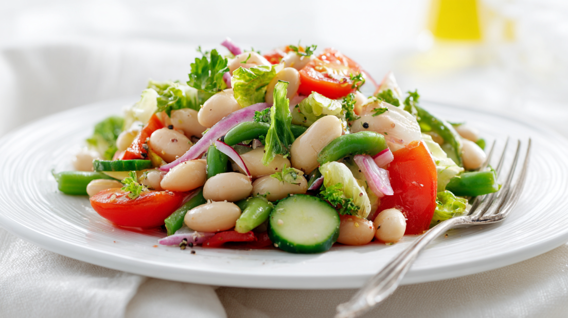 Caesar Cannellini Bean Salad