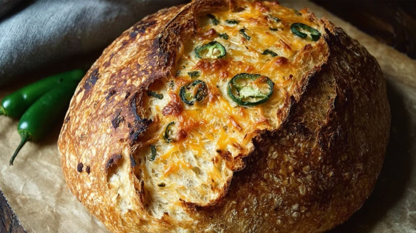 Cheddar Jalapeño Sourdough