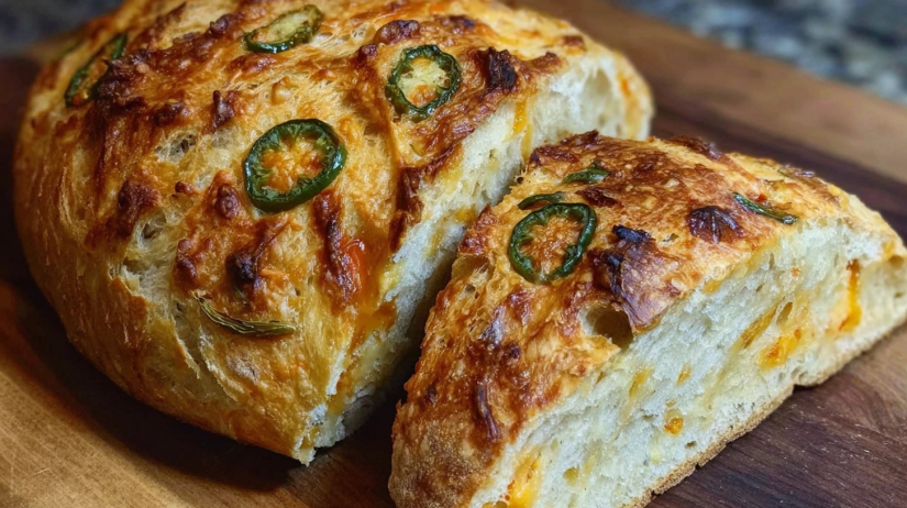 Cheddar Jalapeño Sourdough