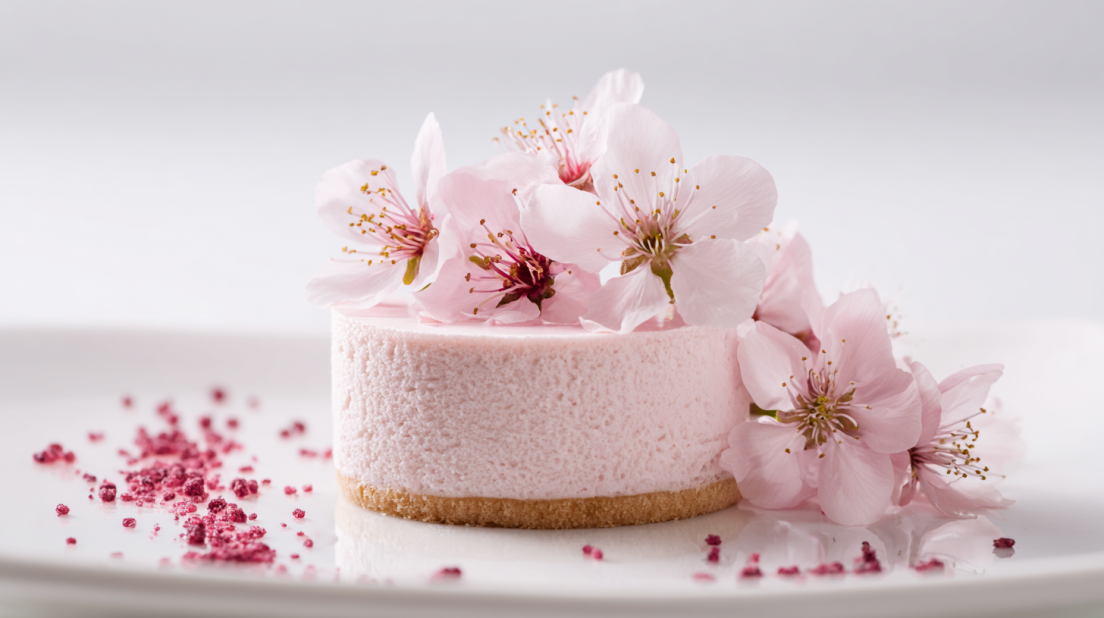 Cherry Blossom Japanese Sakura Cheesecake